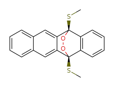 5,12-bis(methylthio)-5,12-dihydro-5,12-epidioxytetracene