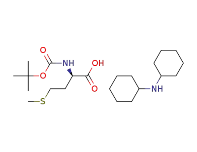dicyclohexylamine salt of N-t-butyloxycarbonyl D-methionine