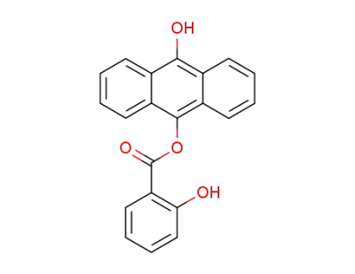 salicylic acid-(10-hydroxy-[9]anthryl ester)